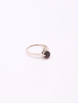 Labradorite Round Cut Sterling Silver Ring