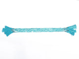 Natural Blue Apatite Gemstone Beads String 12 Inch