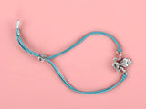 Conch Shell Sterling Silver Bracelet with Enamel Finish