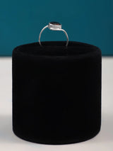 Smoky Quartz Crystal Sterling Silver Ring