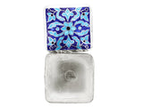 Vintage Sterling Silver Box Necklace