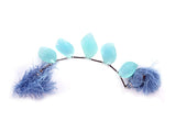 Faceted Aqua Chalcedony Beads Necklace String