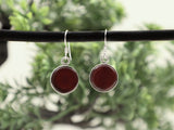 Round Sterling Silver Stud Earrings