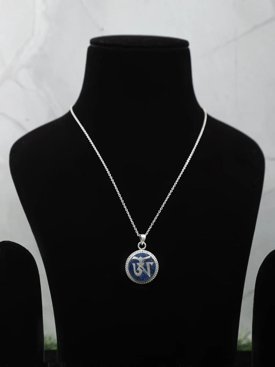 Sacred Om Sterling Silver Pendant