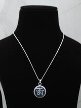 Sacred Om Sterling Silver Pendant