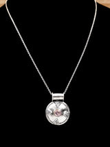 Rose Quartz Sterling Silver Pendant