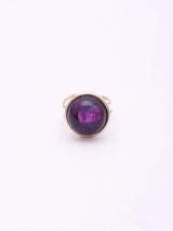 Cabochon Gemstone Sterling Silver Adjustable Ring