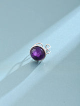 Cabochon Gemstone Sterling Silver Adjustable Ring