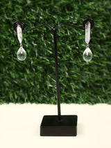 Crystal Briolette Sterling Silver Earrings
