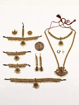 Bharatanatyam Temple Jewellery Set for Classical Dance
