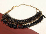 Beaded Multicolour Choker Necklace in Indian Jewellery Style