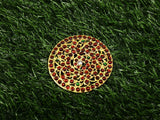 Floral Hair Brooch Rakodi in Polished Metal