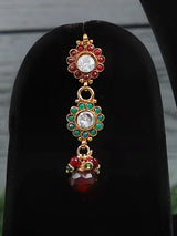 Multi Stone Meenakari Fashion Necklace in Antique Gold Finish