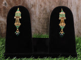 Handcrafted Metal Dangle Earrings in Indian Style