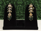 Handcrafted Metal Dangle Earrings in Classic Indian Style