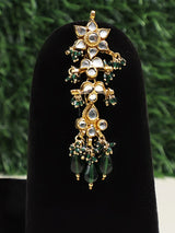 Handcrafted Metal Dangle Earrings in Classic Indian Style