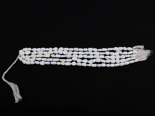 White Marble Opal Nugget Necklace String