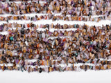 Multicolour Gemstone Chips String of Beads