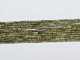 Semi-Precious Gemstone Round Tube Beads, One String