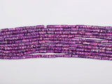 Semi-Precious Gemstone Round Tube Beads, One String