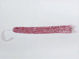 Pink and Red Gemstone Square Tube Beads, One String