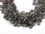 Labradorite Briolette Beaded Necklace String