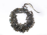 Labradorite Briolette Beaded Necklace String