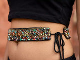 Multicolour Gemstone Kamar Bandh Waist Belt