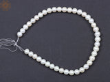 White Pearl Beads Necklace String