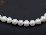 White Pearl Beads Necklace String