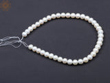 White Pearl Beads Necklace String