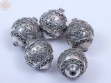 Sterling Silver Beaded Necklace Set of Five Pieces