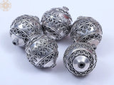 Sterling Silver Beaded Necklace Set of Five Pieces