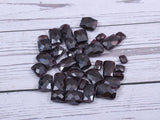 Faceted Garnet Beaded Necklace Set of Ten Pieces