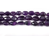 Faceted Amethyst Nugget Beaded Necklace String