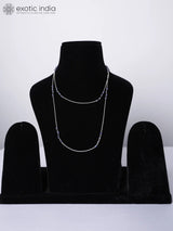Lapis Lazuli Faceted Gemstone Sterling Silver Necklace