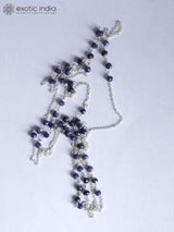 Lapis Lazuli Faceted Gemstone Sterling Silver Necklace
