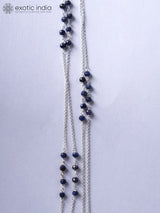 Lapis Lazuli Faceted Gemstone Sterling Silver Necklace