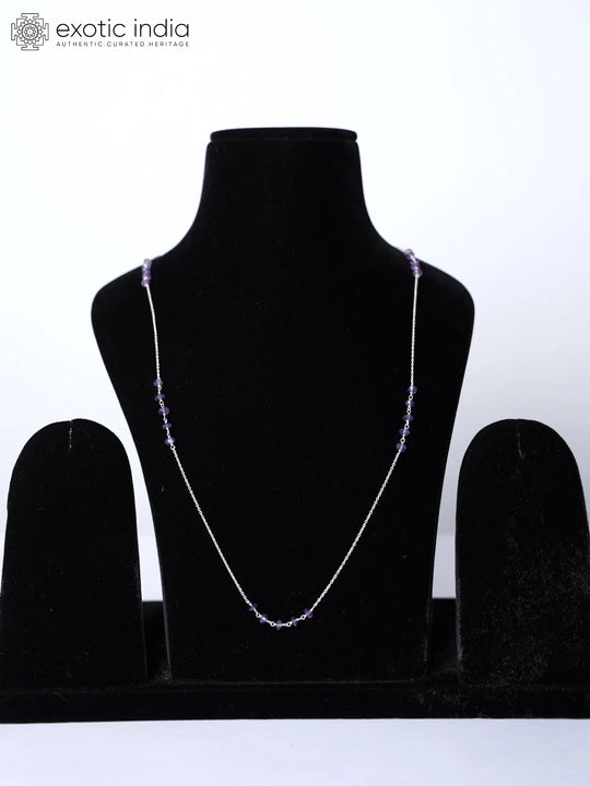 Smoky Quartz Faceted Sterling Silver Necklace