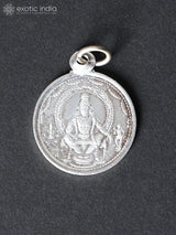 Lord Karttikeya and Ayyappan Double Sided Silver Pendant
