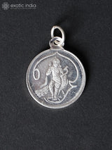 Lord Karttikeya and Ayyappan Double Sided Silver Pendant