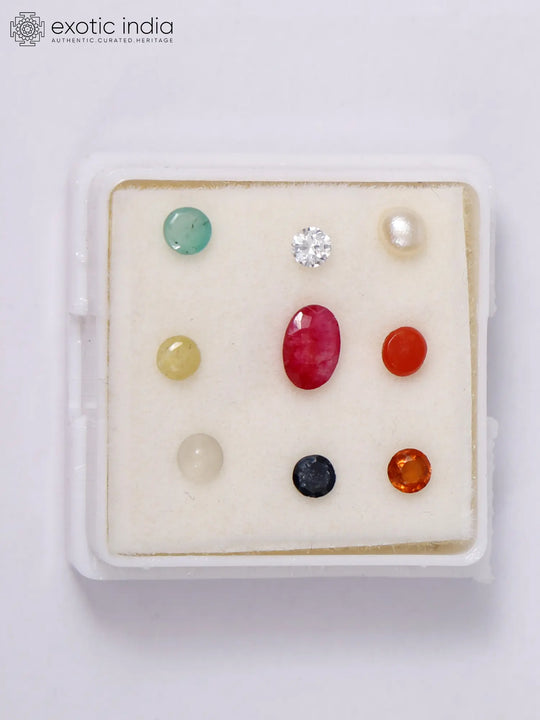 Navaratna Gemstone Jewellery Set