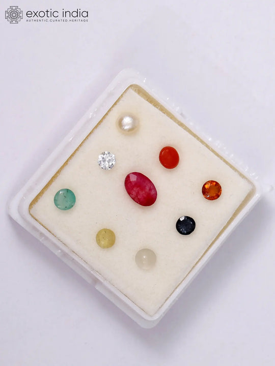 Navaratna Gemstone Jewellery Set