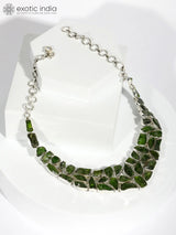 Natural Chrome Tourmaline Sterling Silver Necklace