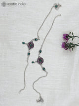 Tourmaline Gemstone Sterling Silver Anklet