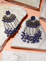 Lapis Lazuli Sterling Silver Shower Earrings