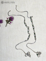 Green Onyx Sterling Silver Anklet