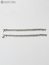 Sterling Silver Shell Drop Anklet