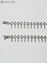 Sterling Silver Anklet with Traditional Filigree Detail