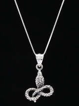 Cobra Figurine Sterling Silver Pendant
